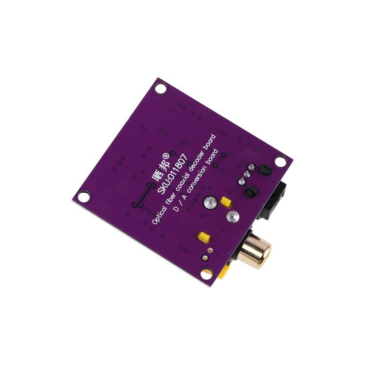 DAC Digital Decoder Board with Optical and Coaxial Inputs, 24-Bit, 192K Stereo Audio Output, DIY Modification.