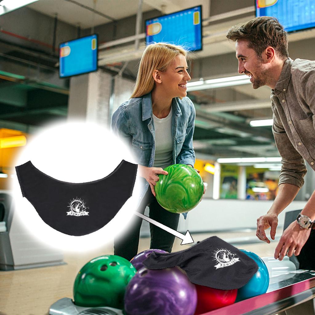 2 Pack Bowling See Saws Washable Bowling Ball Polisher Bags Bowling