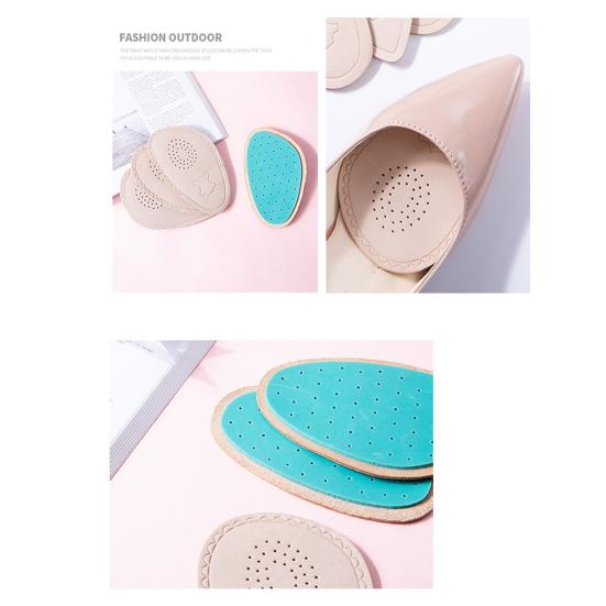 Forefoot Pad Half Palm Cushion Anti-Slip Soft Sponge Relief Pressure Pad Comfortable Fit Shoes Foot Care for Women High Heels
