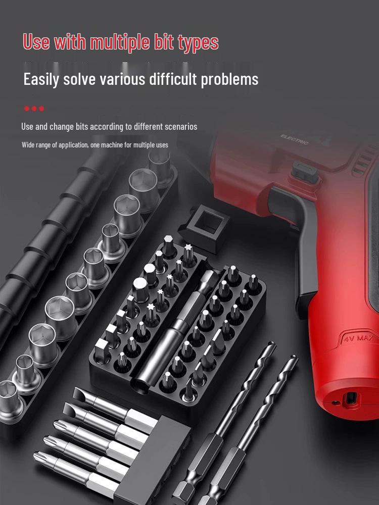 Rechargeable Multifunction Mini Electric Screwdriver and Drill.