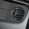 Dekorace palubní desky z uhlíkových vláken pro Ford Mustang 2010-2014 Černý panel krytu výdechu interiéru