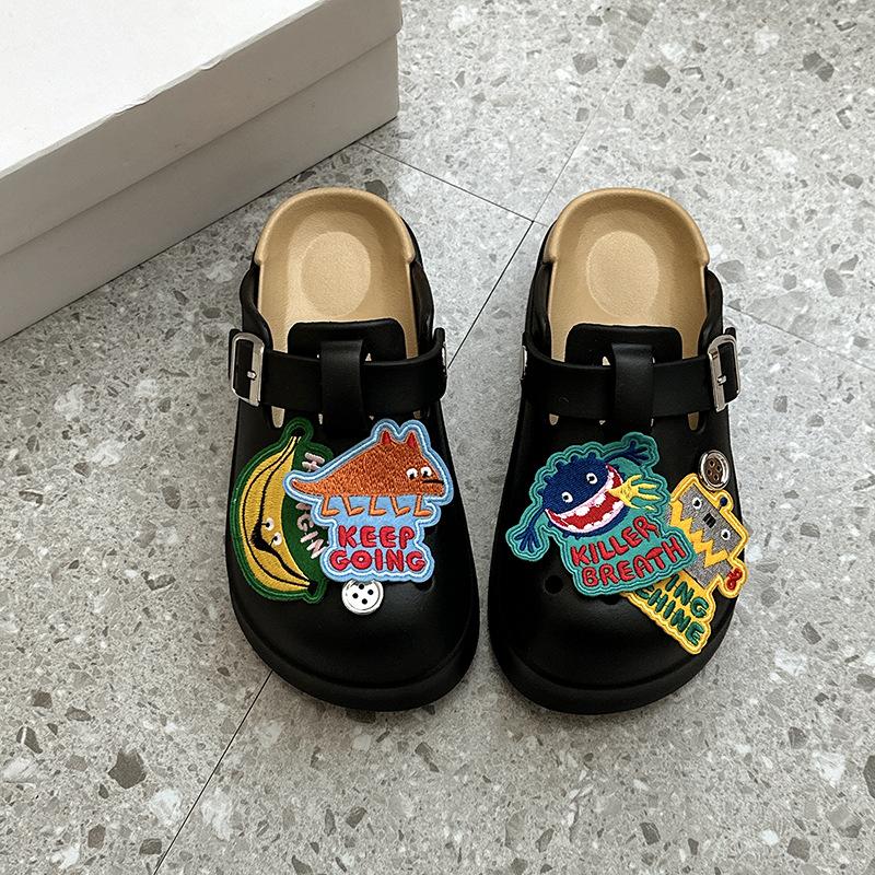 

Новые женские туфли Повседневные шлепанцы Пляжные тапочки на одну ногу 40 чёрный