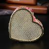 Decorative Zinc Alloy Enamel Flower Jewelry Case French Inspired Handcrafted Storage Box For Rings Necklaces