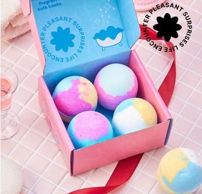 [LEPS] Cutie Spa cu Spumă de Baie (Set 4 buc) | Relaxant, Hidratant & Calmant