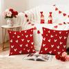 Vikama 2-Piece Valentine'S Day Pillowcase Set, Valentine'S Day & Wedding Anniversary Sofa Decorative Pillowcases