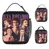Heated Rivalry Lunch Bag For Unisex Print Lunch Box Vintage Travel Cooler Bag Portable Oxford Thermal Tote Handbags