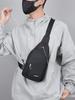 2025 Men's Waterproof Oxford Canvas Chest Bag: Korean Style Small Crossbody Shoulder Backpack