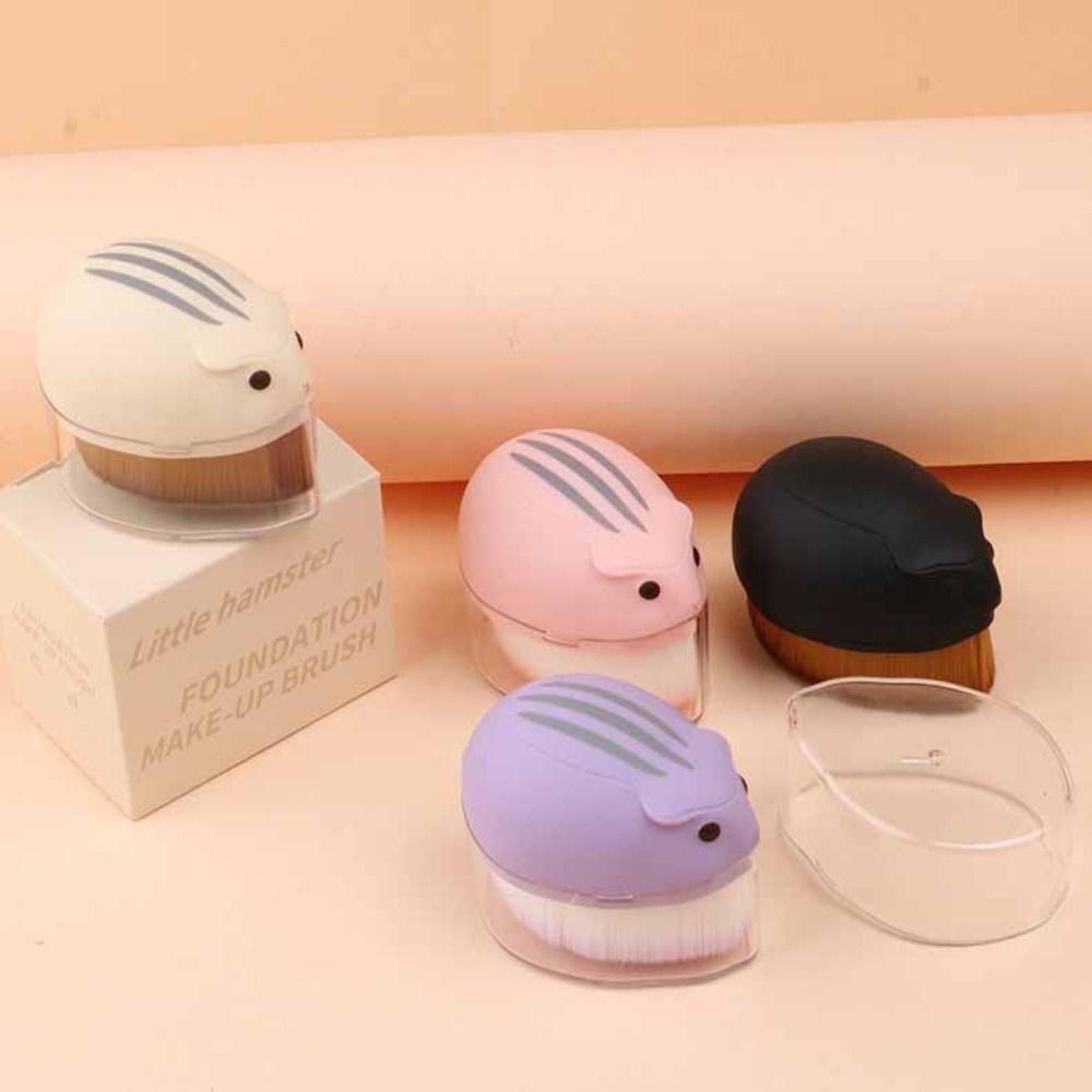 Plush Foundation Brush Cosmetics Wash Face Brush Mini Powder Blusher Brush  Travel