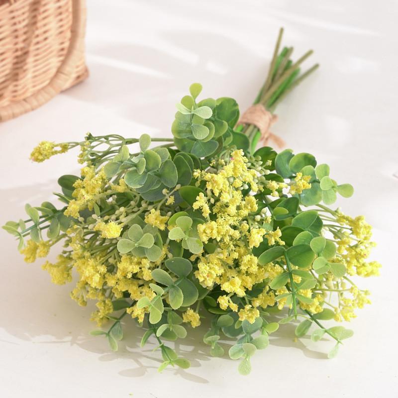 Fake Green Plant Artificial Eucalyptus With Full Sky Star Home Decor For Living Room Display