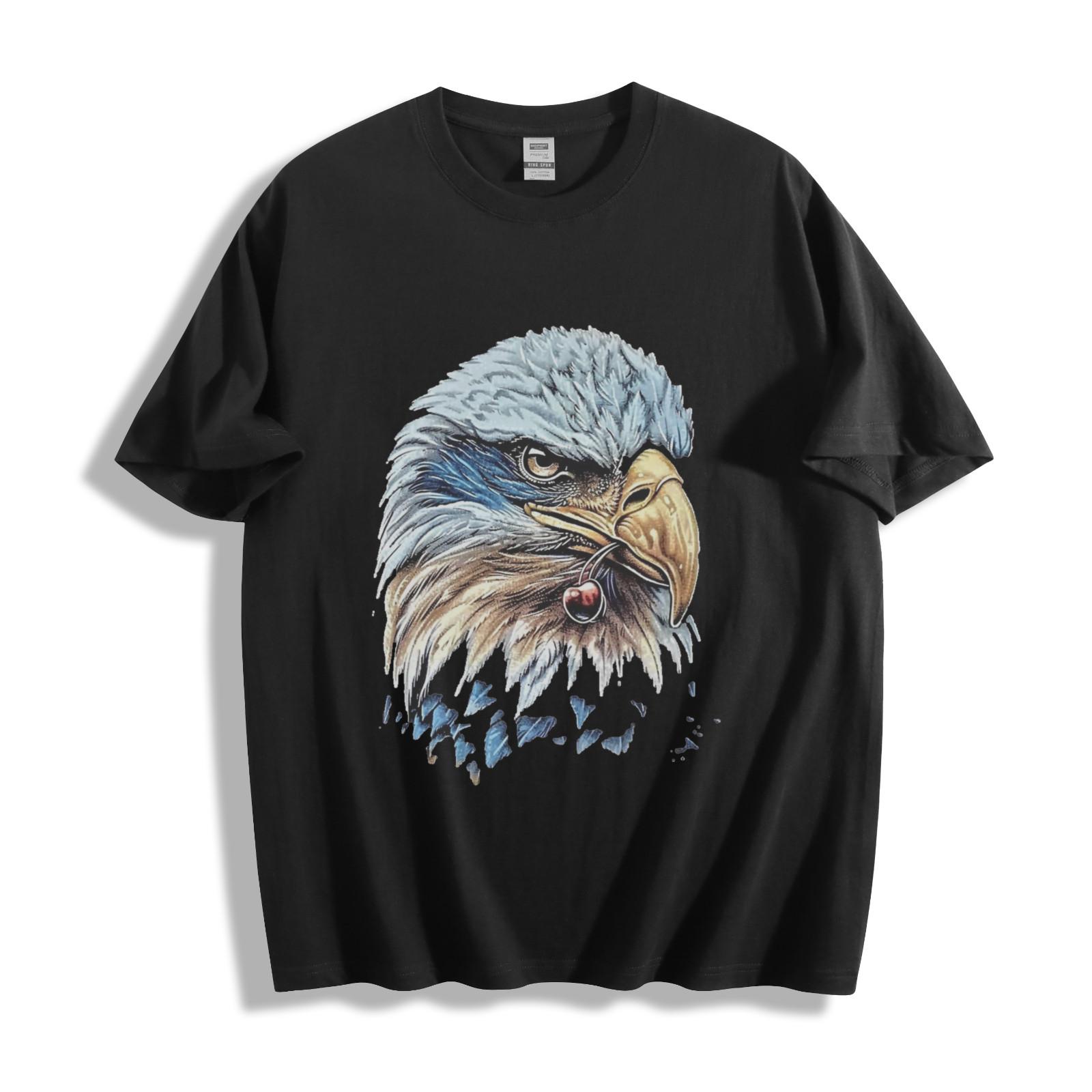 Majestic Eagle Cherry T-Shirt Mens Womens Tees Top - Wildlife Fusion Unisex Tee S