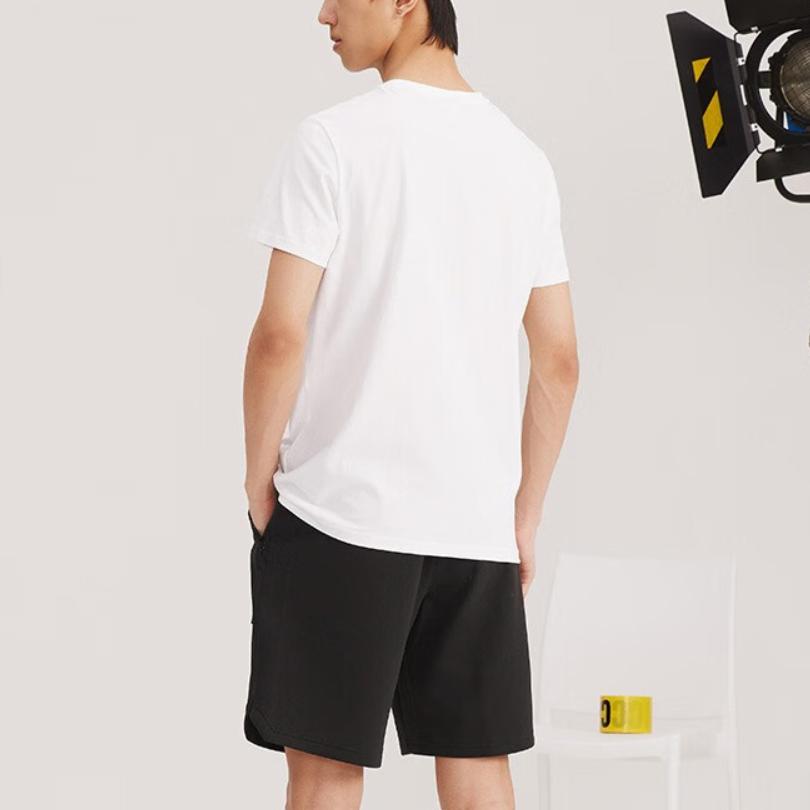 Puma Performance Running Training Short Sleeve T-Shirt Men Tops White 576437-02