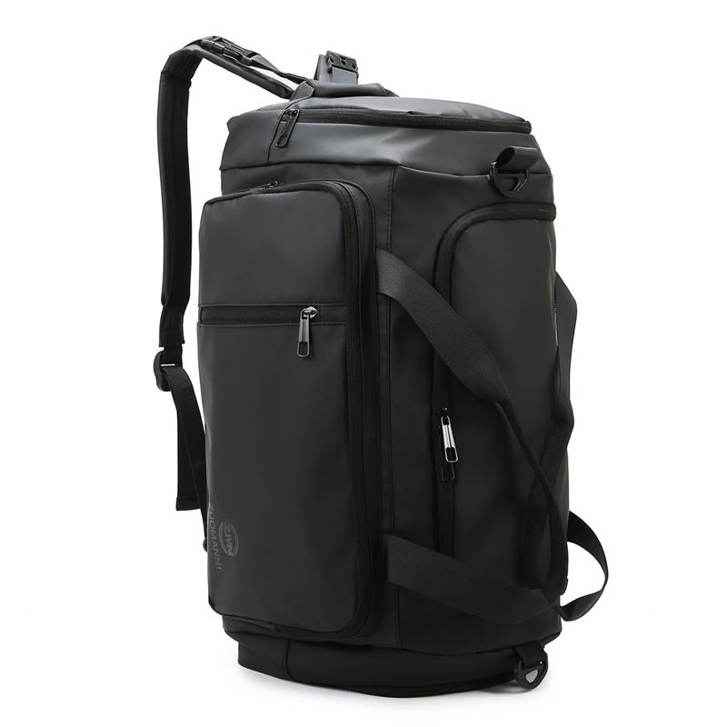 Three-Use Dry and Wet Separation Fitness Bag Multi-Functional Backpack Men's Shoulder Luggage Boarding Hand Travel Bag