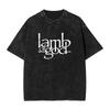 Oversized Πλυμένο T-Shirt Lamb of God Καθημερινά T-Shirts Μουσικό Συγκρότημα Πρωτότυπο T-Shirt για Άνδρες Ρούχα με Σχέδιο για Παραλία