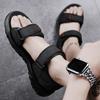 Fashion 2025 Summer New Men's Sandals Casual Plus Size Driving Shoes Outdoor Dual-use Beach Sandals Male Open Toed Comfortable Shoes