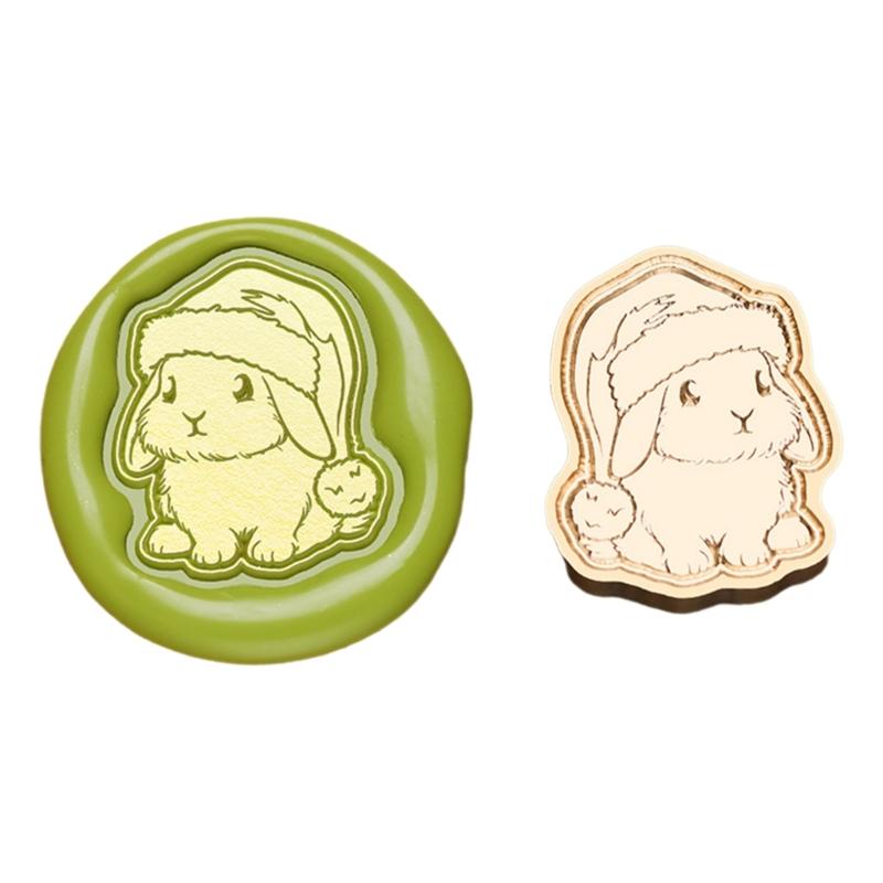 Christmas Seal Stamp Head Replacement, Embossed Seal Stamp Head for Seal Envelope, Invitations Scrapbooking Decoration