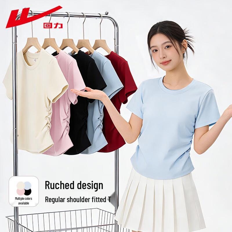 Warrior Women s Pleated Slim Fit Short Sleeve T-Shirt L