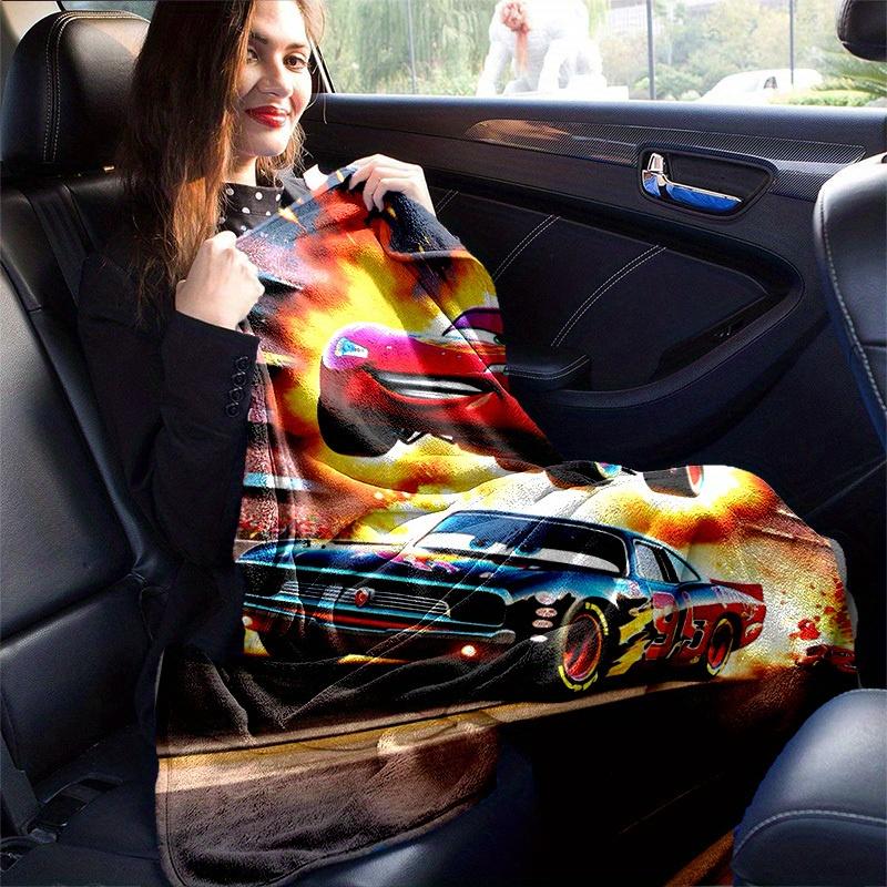 1pc. Lightning McQueen Racing Car Blanket - Perfect for Home, Office, Outdoor Use, Gift Idea, Suitable for All Seasonsz0417209