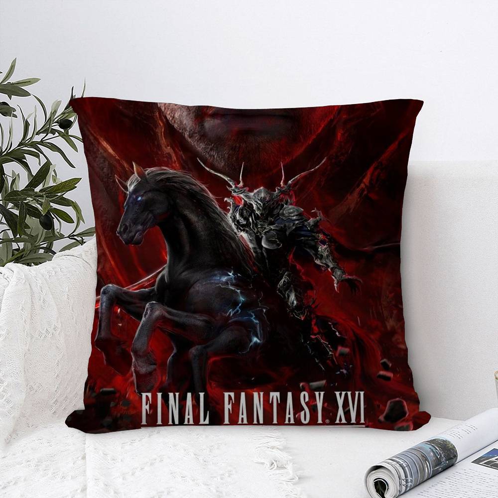 Game F-Final-F-Fantasy Cushion Cover Decorative Pillow Sofa Home Decor Case Pillow Cases