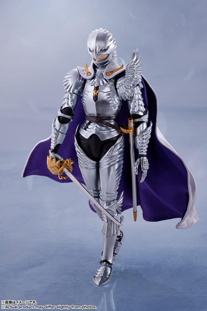TAMASHII NATIONS Berserk Griffith of 155mm ABS PVC Fabric Painted Articulated Figure S.H.Figuarts (Hawk Light) Approx. & &