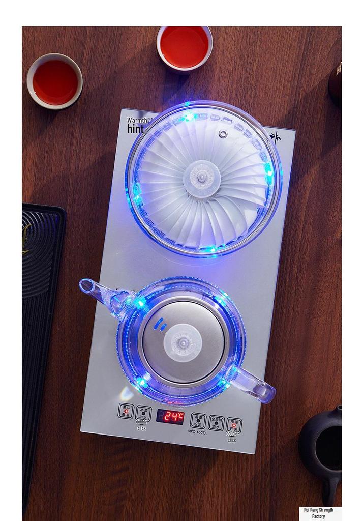 Electric Tea Brewer: Automatic Fill Kettle & Induction Stove