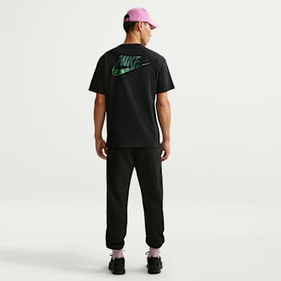 Nike Sportswear T Shirts Men's Black Crew Neck Moderate