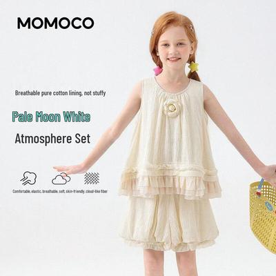 MOMOCO Girls' Sweet Two-Piece Summer Outfit