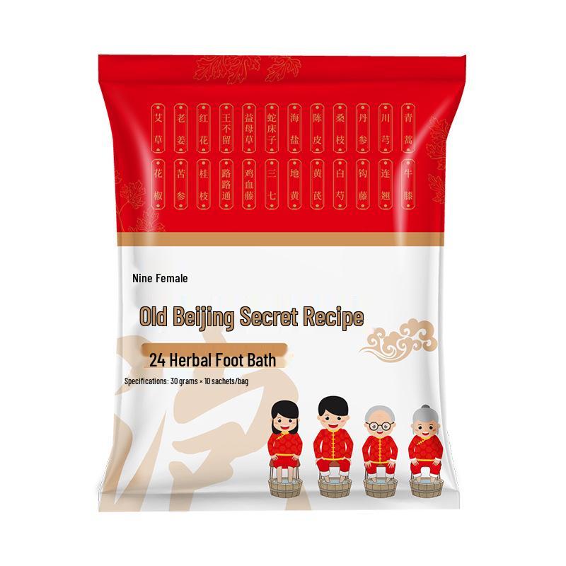 

Mugwort & Ginger Foot Soak Bags with Sichuan Pepper - No-Boil, Sweat-Inducing Foot Bath Solution