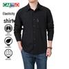 Cartelo Men's Stretch Long Sleeve Business Casual Shirt