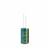 25V 10000µF Aluminum Electrolytic Capacitor, 18x35mm, High-Frequency, Low-Resistance, Green/Gold, Plug-In, Black, Bulk Quantity Availability.