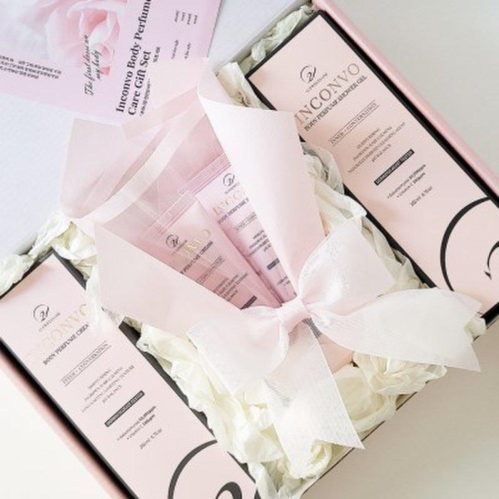 O21 Inconvo Body Perfume Care Gift Set (Cream 200ml + Cream 50ml + Gel 200ml + Gel 50ml)