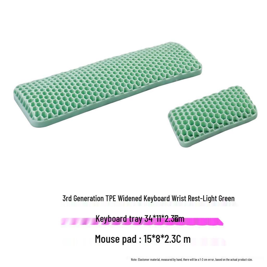 New Type Computer Keyboard & Mouse Pad with Soft, Non-Slip, Breathable Wrist Support