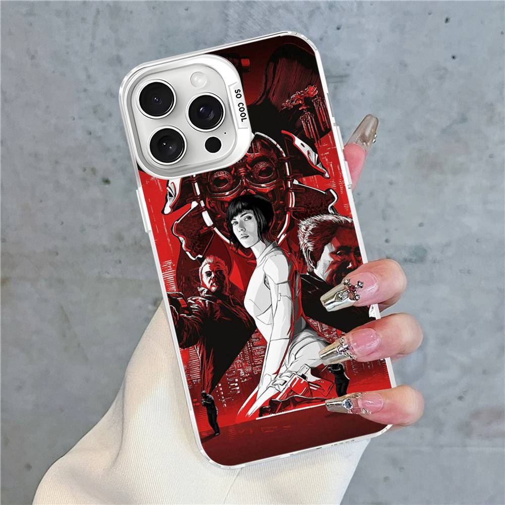 Anime G-ghost In The S-shell Cartoon Phone Case For IPhone 17 16 15 14 13 12 Pro Matte Shockproof Back Anti Fall Matte Cover
