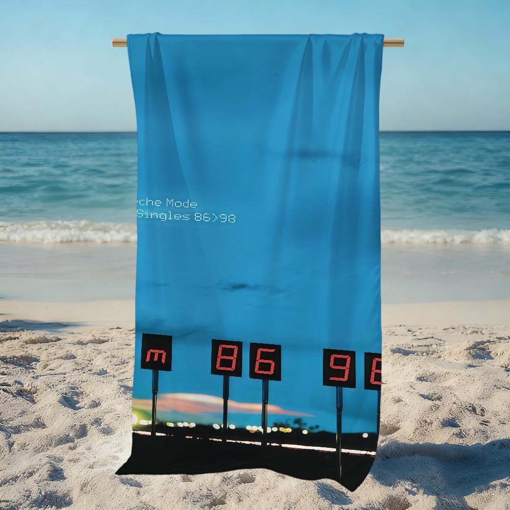 D-depeche singer M-mode Towel Large Quick-Drying Microfiber soft Beach Towel for Travel Fitness Sauna Bathing Camping
