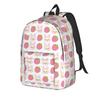 Rilakkumas Lässiger Rucksack Outdoor Schüler Arbeit Erdbeer-Cartoon Tagesrucksack für Männer Frauen Laptop Computer Leinwandtaschen