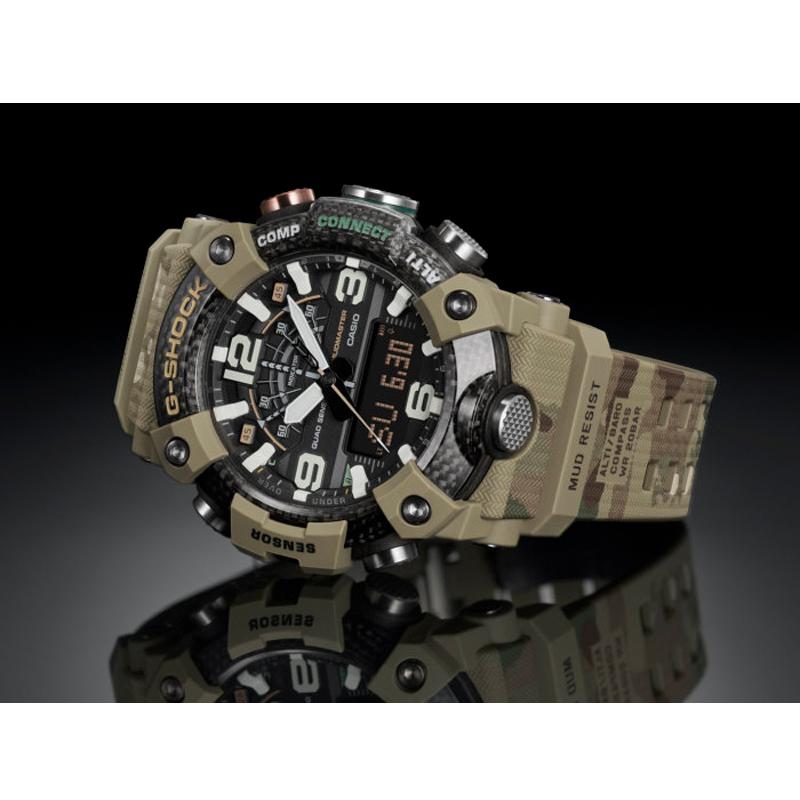 Casio G-SHOCK X British Army MUDMASTER Series Carbon Core Protection Quartz Movement Resin Strap Japanese and Korean Watch Men's Watch GGB100BA-1A