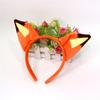 Adjustable Foxes Ear Hair Accessory Soft Elastic Headband Hair Decoration For Cosplay Enthusiasts Family Costume Fun