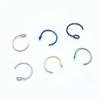 Versatile Stainless Steel Nose, Lip, and Ear Studs: Wear with or Without Piercings