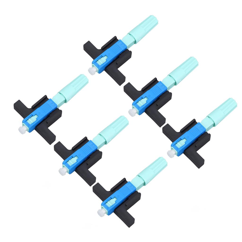 20PCS FTTH Embedded Fiber Connectors SC-UPC Cold Splicing Single Mode Fiber Optic Quick Connector T 