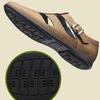Men's Genuine Leather Hollow Out Sandals Breathable Summer Casual Footwear