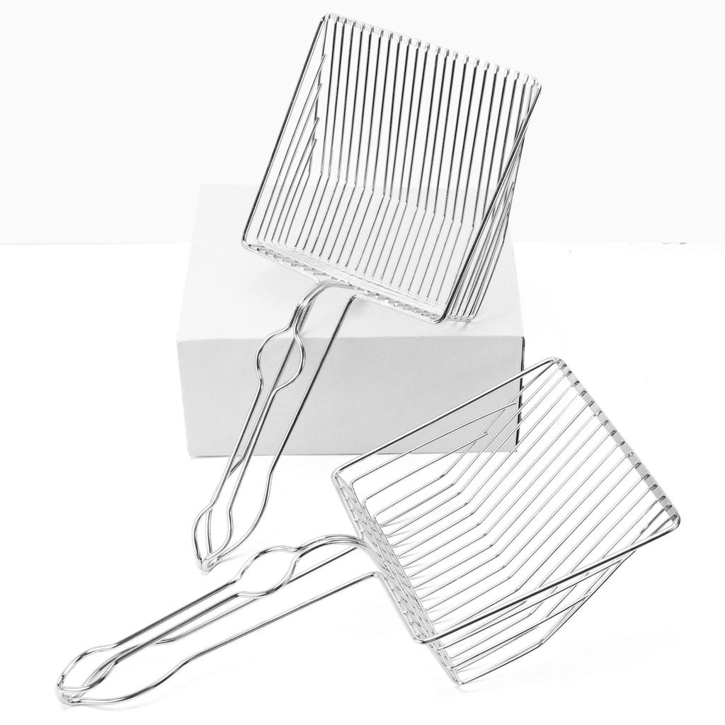 Nádobí pro domácí mazlíčky Kovová lopata na stelivo pro kočky Jemný otvor Hovno pro kočky Nerezová ocel Malý otvor Stelivo pro kočky Železná lopata Nástroje