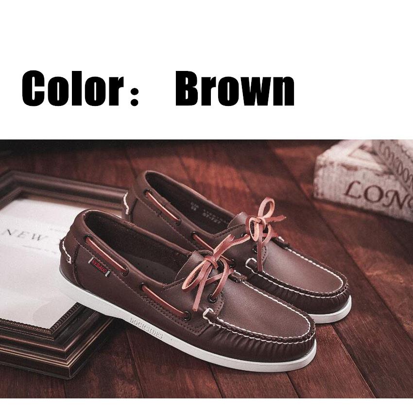 

Мужские и женские туфли из натуральной кожи Docksides Casual Boat Shoes, фирменные дизайнерские туфли на плоской подошве для мужчин Femme Blue White 2022A005 44