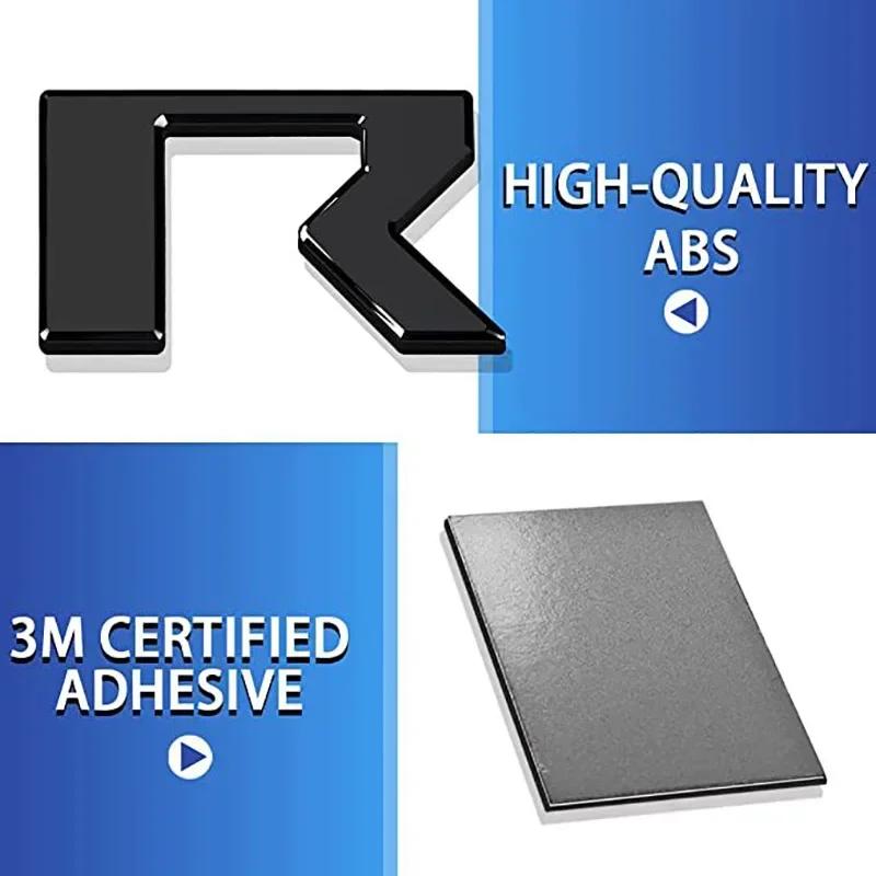 3D ABS Emblem Tailgate Letters Car Rear Trunk Logo Badge Sticker Decals Cover Trim Car Exterior Accessories