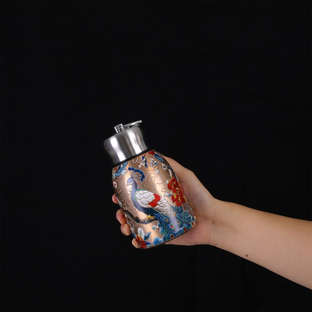 Stainless Steel Insulated Cup 300ml Slim Insulated Thermal Water Bottle  Outdoor Hiking
