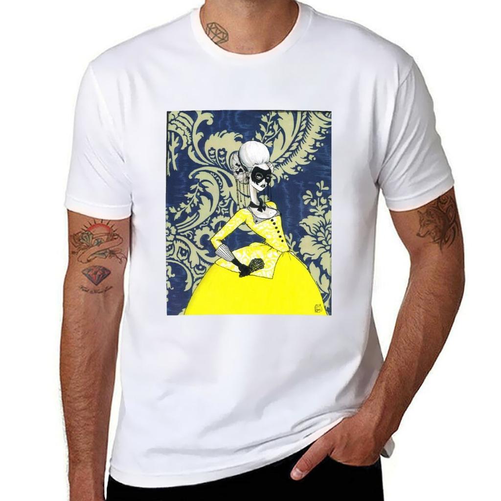 Damask In Blue TShirt Basic Short Sleeve For Unisex TShirt