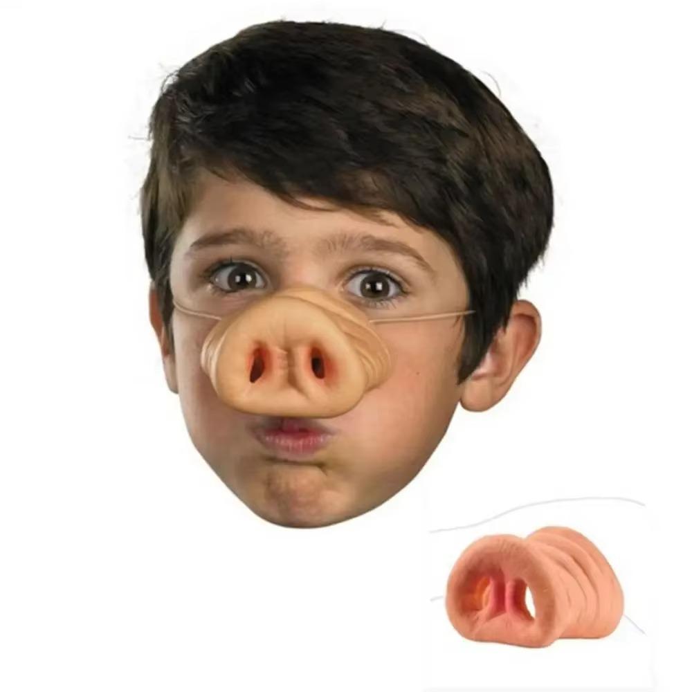 Halloween-Fake-Schweinenase für Erwachsene, Maskenball, Cosplay-Requisiten, lustige Latex-Schweinenasenmaske, Geschenk für Kinder