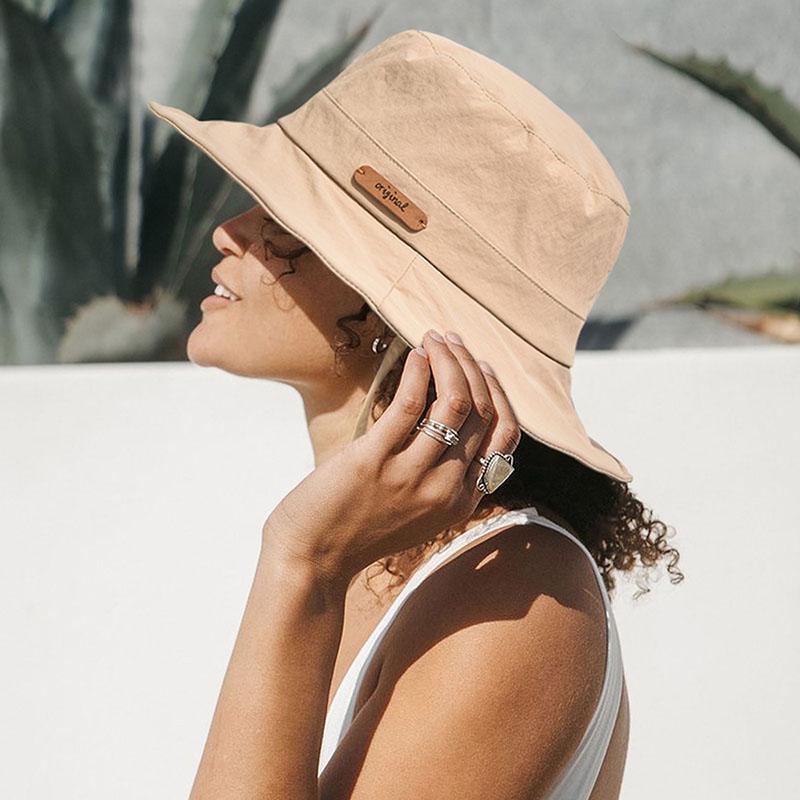 Damen Sommer UV-Schutz Sonnenhut, Wasserabweisende Faltbare Leichte Kappe, Reisefreundlicher Sonnenschutzhut