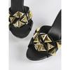 Slope Heel 11CM Nightclub High Heels Trend Women's Shoes Hotel Nightclub Transparent Crystal Banquet Crystal LFD-1101-Q5