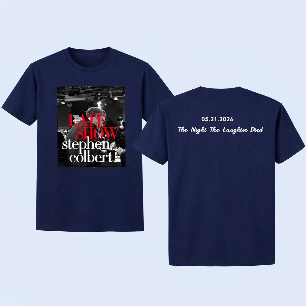 The Last Show with Stephen Colbert 2026 T-Shirt, Gif Fan M
