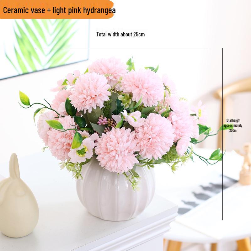Artificial Silk Sunflower Floral Arrangement for Home Decor