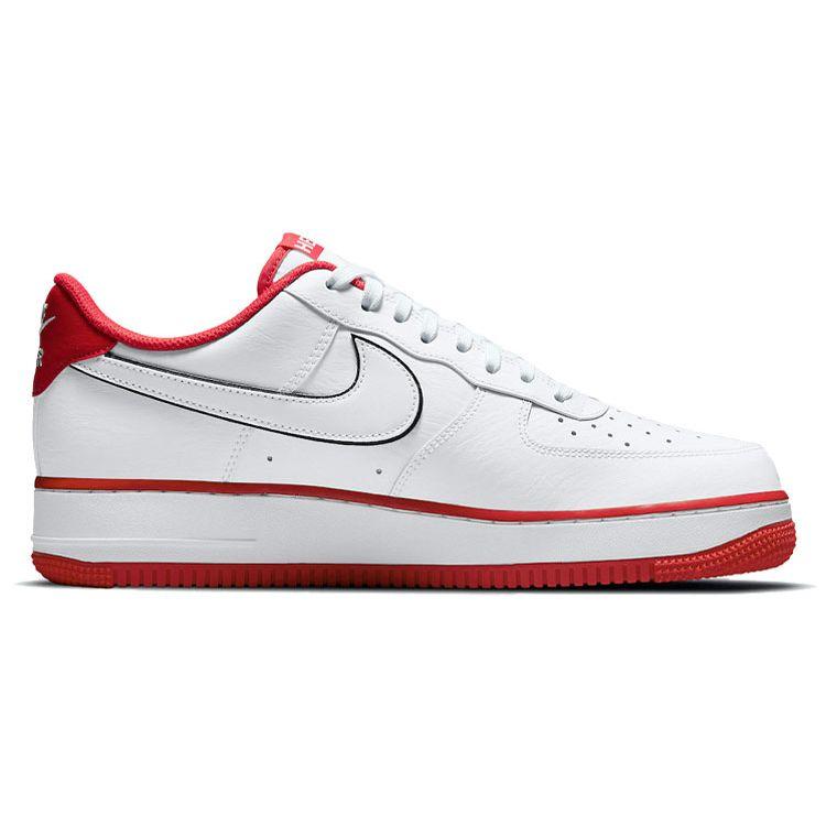 Urbanstar x Nike Air Force 1 07 LX HELLO Pack - White University Red Unisex Sneakers Black CZ0327-100